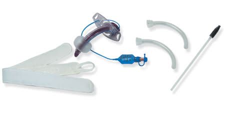 Portex Blue Line Ultra Cuffed Fenestrated Tracheostomy Tube with Inner Cannula