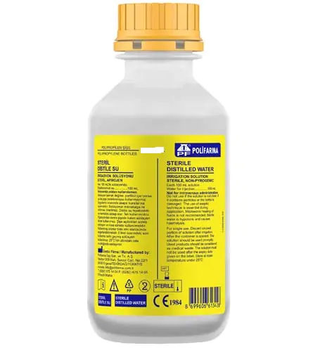 Polifarma Sterile Distilled Water for Irrigation 1000ml 12Pcs/Box