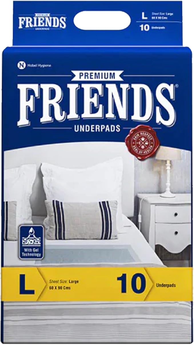 Friends Underpads Premium Large – Pack of 10