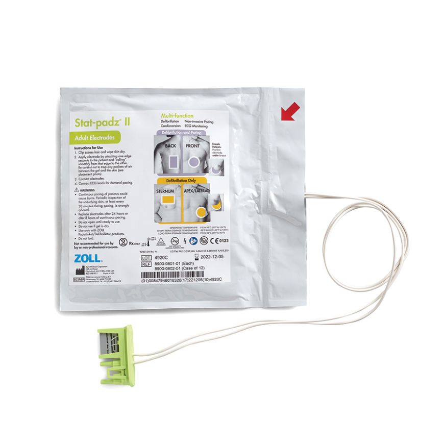 Zoll AED Stat-Padz II Adult Electrodes