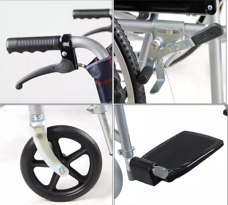 Standard Manual Wheelchair for Mobility view 2
