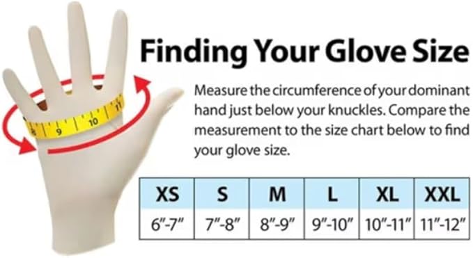 Palm Care Nitrile Examination Gloves for Home, Cleaning, Food Prep, Food safe, Medical Exam, Non-Sterile and Powder Free (10 Box/Carton x 100 Pieces) view 3