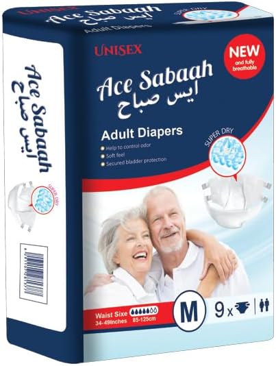 Ace Sabaah Adult Diaper – Medium Size (30 Pcs)
