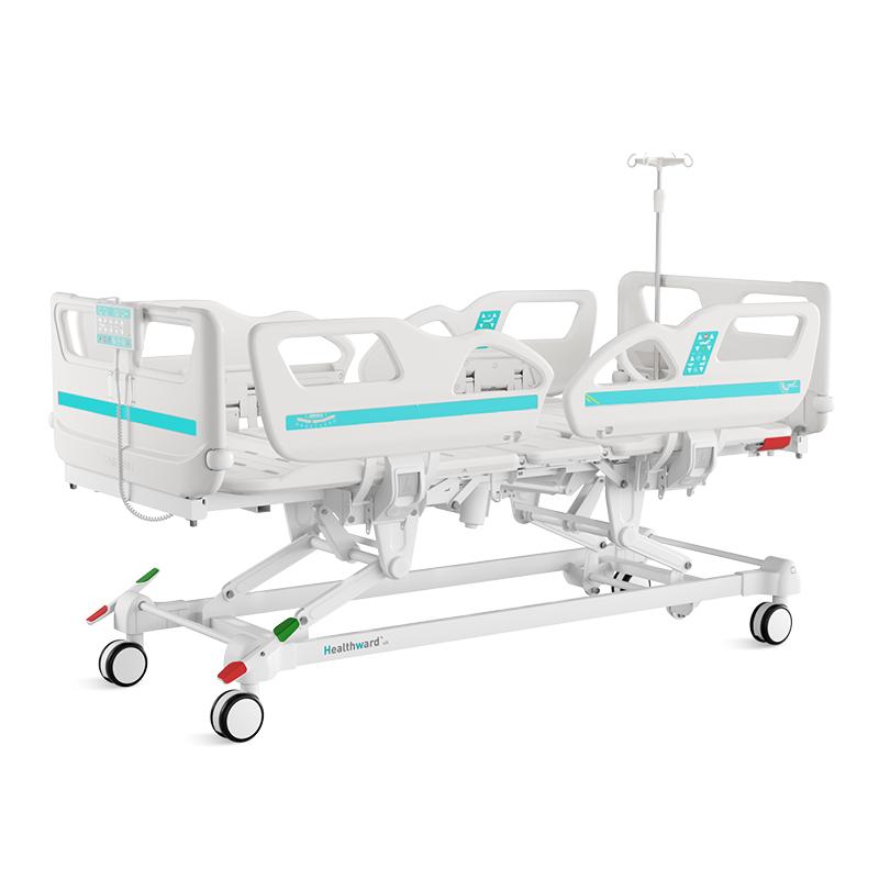 Healthward V8v Electric ICU Bed Premium with Mattress view 3