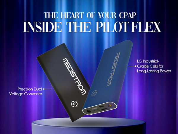 Medistrom Pilot Flex CPAP Battery Backup Power Supply