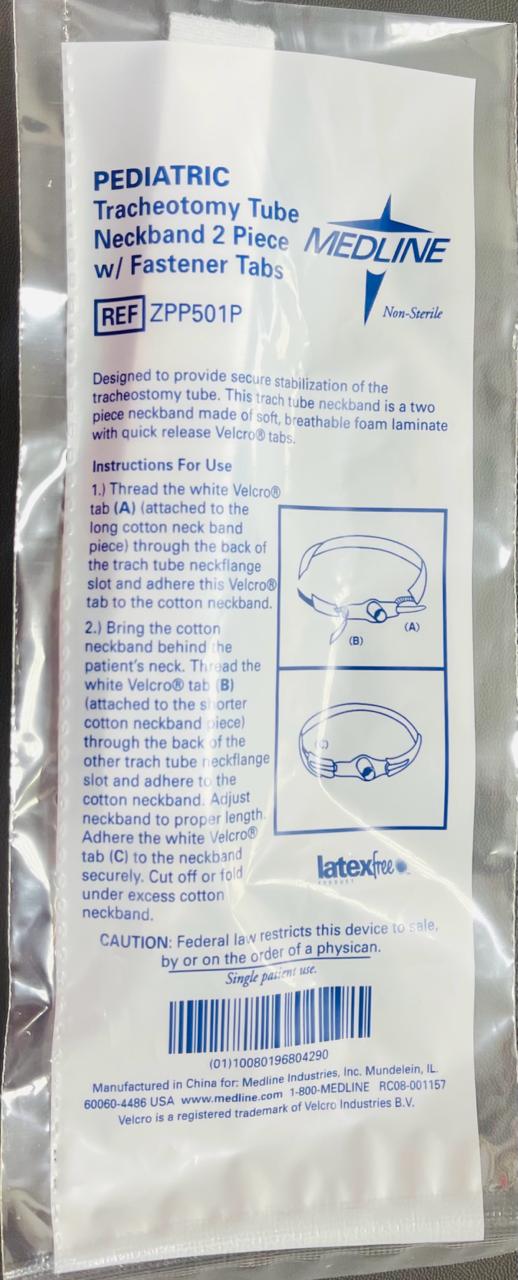 Medline Pediatric Tracheostomy Neckband 20/Box view 2