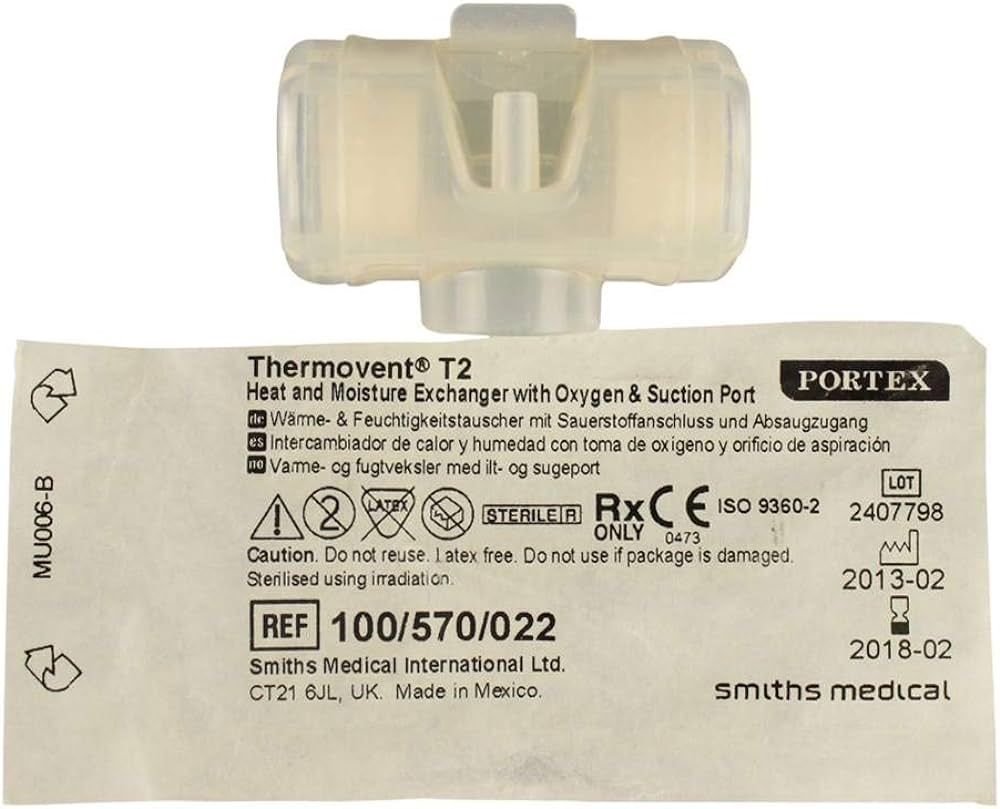 Portex Thermovent T2 Heat & Moisture Exchanger