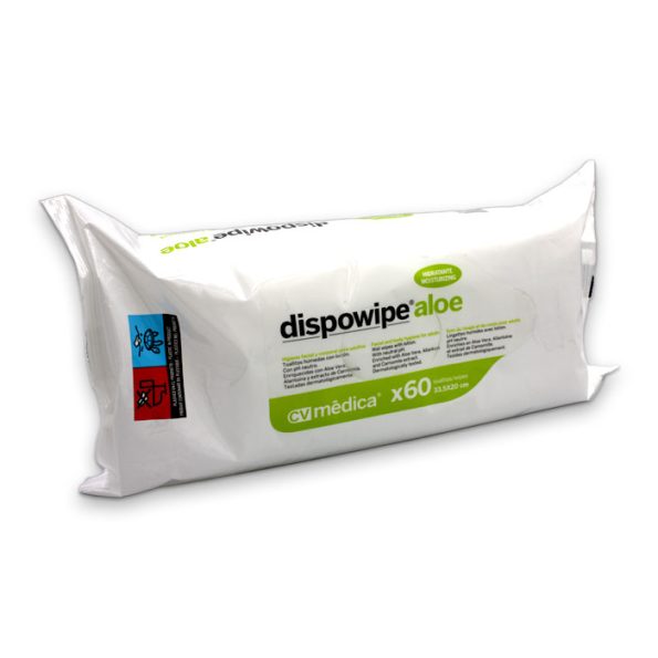 Dispowipe Aloe Face & Body Wipes