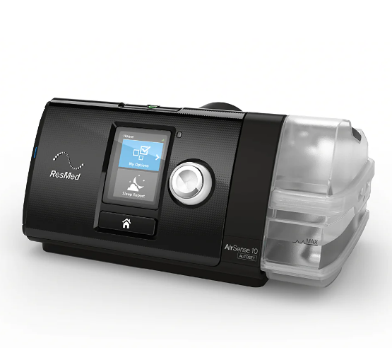 ResMed AirSense 10 AutoSet CPAP Machine with Heated Humidifier and Mask view 3