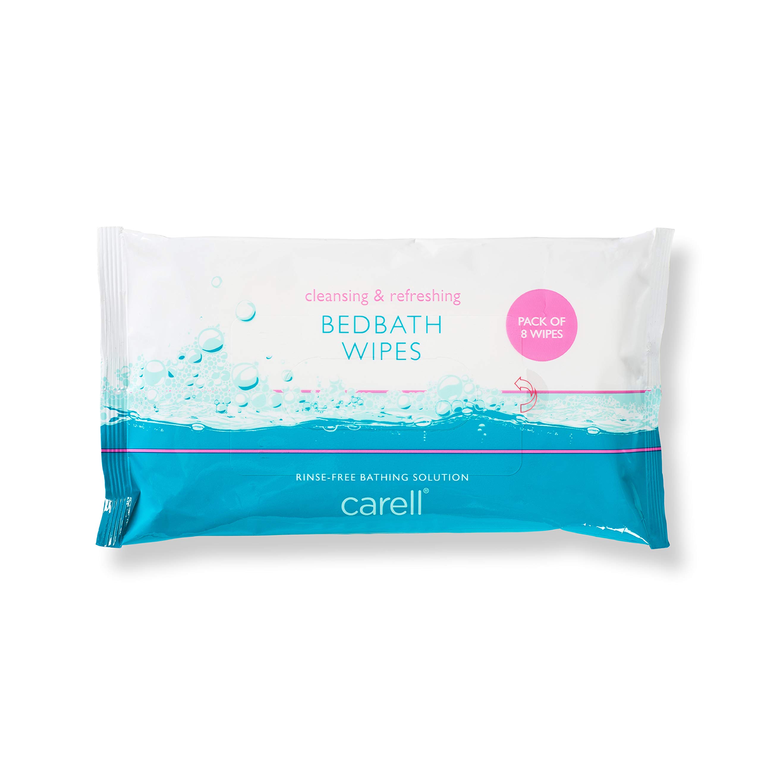 Carell Bed Bath Wipes Pack of 8