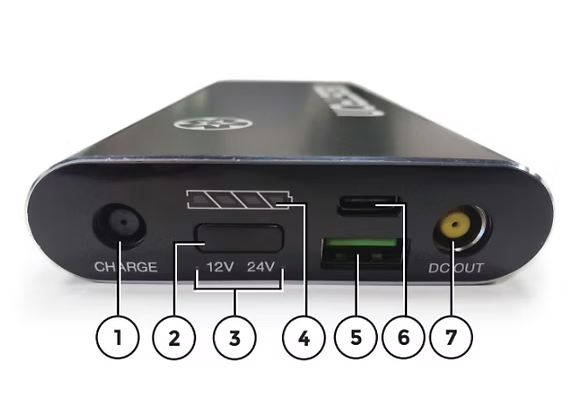 Medistrom Pilot Flex CPAP Battery Backup Power Supply view 3